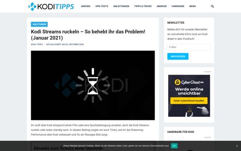 Kodi Streams ruckeln - So behebt ihr das Problem! (Dezember ...