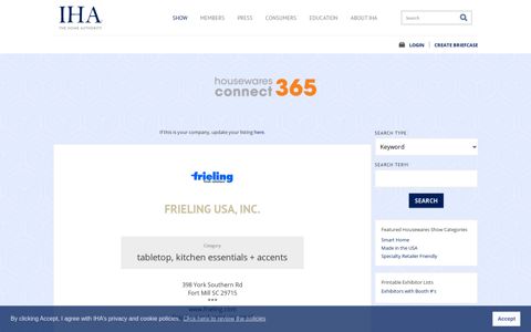 Frieling USA, Inc. - Housewares Connect 365 - International ...