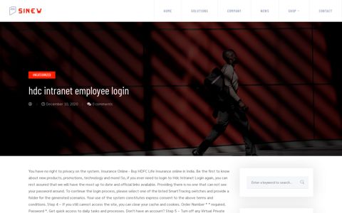 hdc intranet employee login - Jalex Technologies, LLC