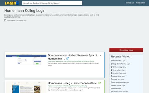 Hornemann Kolleg Login | Accedi Hornemann Kolleg - Loginii.com