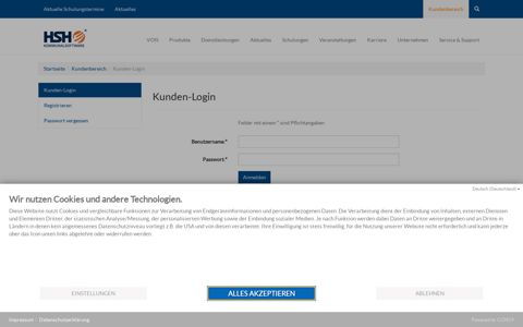 Kunden-Login - HSH-BERLIN.COM
