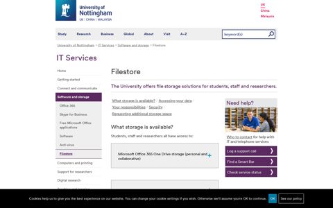 Filestore - The University of Nottingham