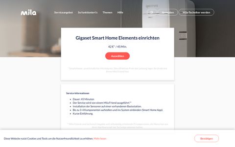 Smart Home elements | Installation | Gigaset | Mila