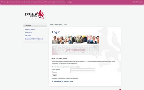 Log in - Enfield Council