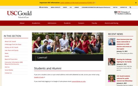 Lawmail | USC Gould School of Law
