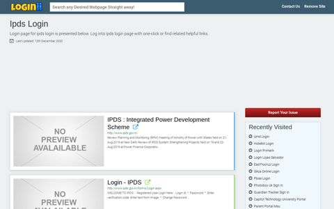 Ipds Login - Loginii.com