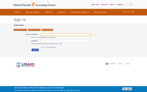 Sign In | Global Health eLearning Center