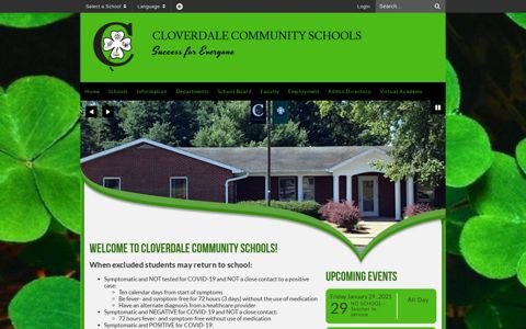 Cloverdale Community Schools: Home