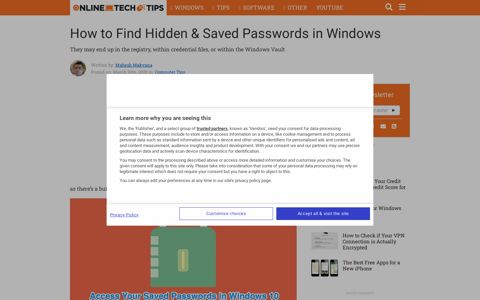 How to Find Hidden & Saved Passwords in Windows