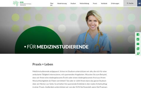 Für Medizinstudierende - Niederlassen in Niedersachsen