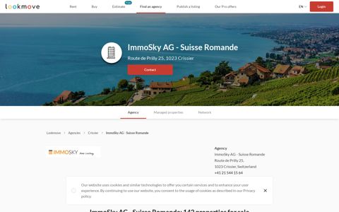 Real estate agencies in Switzerland - ImmoSky AG - Suisse ...