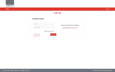 ReSound Web Portal | Log in