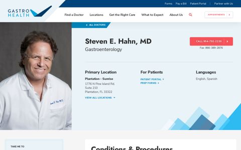 Steven Hahn, MD | Gastroenterologist at Gastro Health