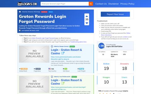 Graton Rewards Login Forgot Password - Logins-DB