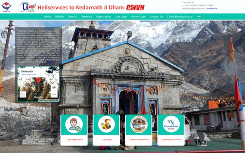 Heliservices to Kedarnath Ji Dham, Uttarakhand