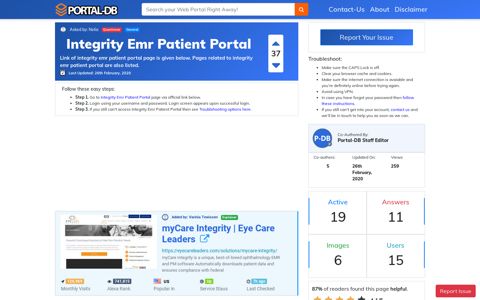 Integrity Emr Patient Portal