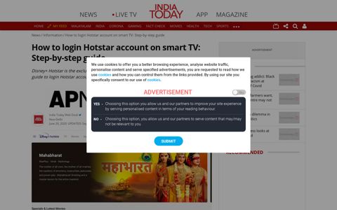 How to login Hotstar account on smart TV: Step-by-step guide ...