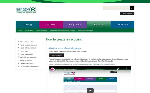 How to create an account | IslingtonCS