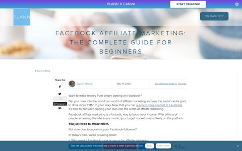 Facebook Affiliate Marketing: The Complete Guide for ... - Plann