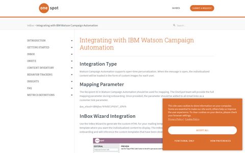 Integrating with IBM Watson Campaign Automation – OneSpot ...