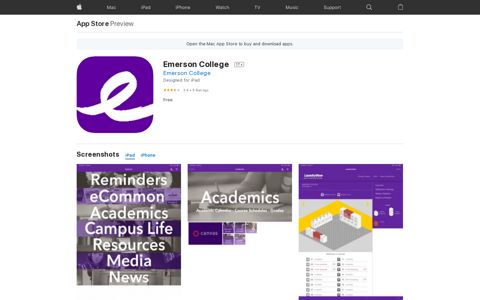 ‎Emerson College on the App Store