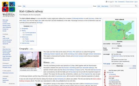 Kiel–Lübeck railway - Wikipedia