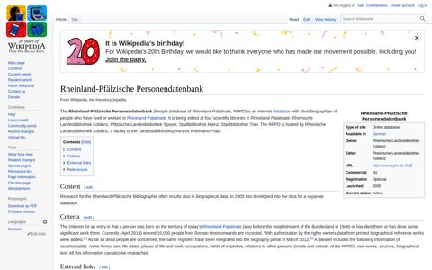 Rheinland-Pfälzische Personendatenbank - Wikipedia