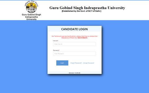 Candidate Login - Applicant Login