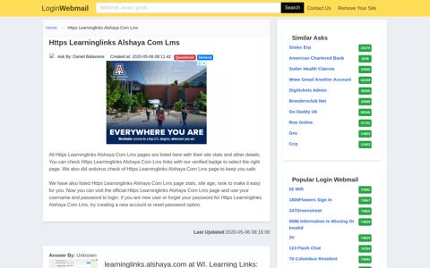 Login Https Learninglinks Alshaya Com Lms or Register New ...