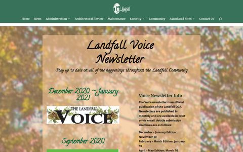 Landfall Voice - Landfall