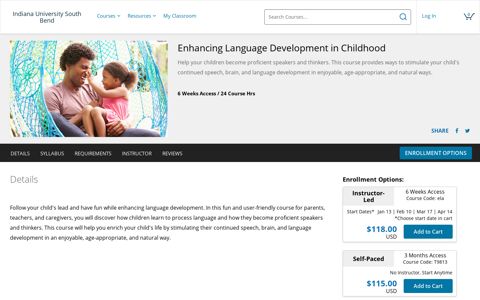 Enhancing Language Development in Childhood | Indiana ...