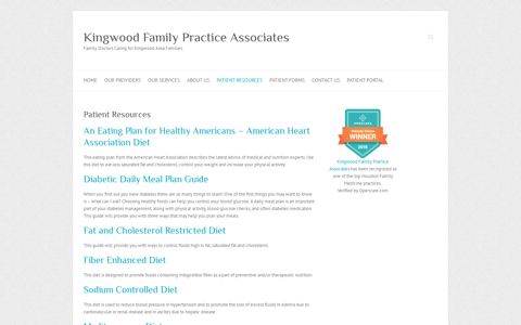 Patient Resources – Kingwood Family Practice Associates