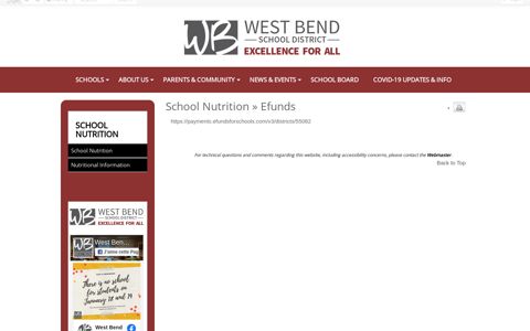 Efunds • Page - West Bend School District