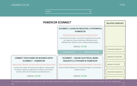 powercor econnect - General Information about Login - Logines.co.uk