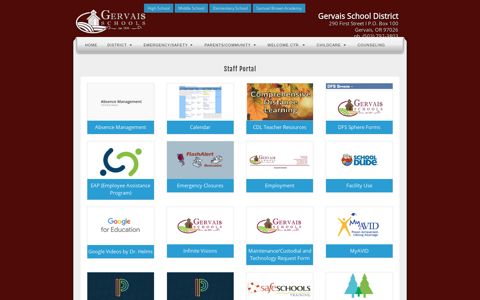 Staff Portal | Gervais School District
