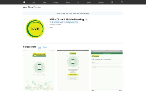 ‎KVB - DLite & Mobile Banking on the App Store