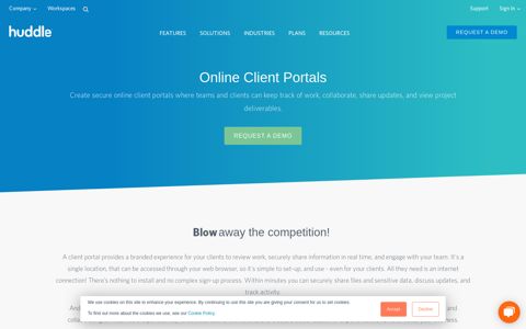 Online Client Portal | Huddle