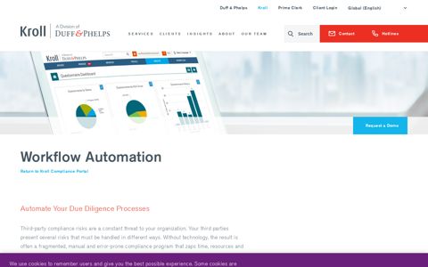 Workflow Automation | Kroll Compliance Portal