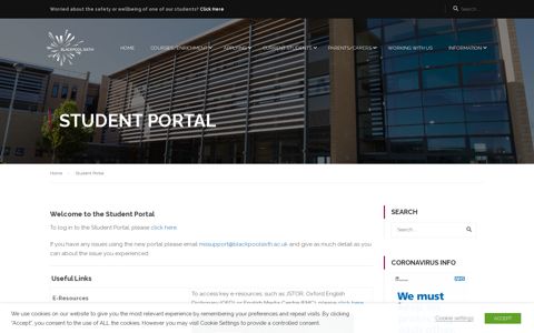 Student Portal – Blackpool Sixth