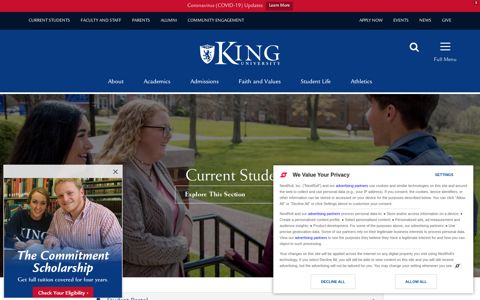 Current Students | King University