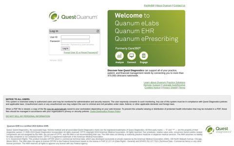 Quanum™ - Care360 Portal