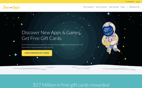 FreeMyApps — Free Gift Cards, Rewards & Apps