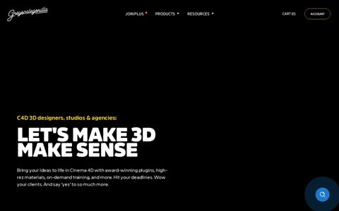Greyscalegorilla - Plugins & Training for 3D Motion Design