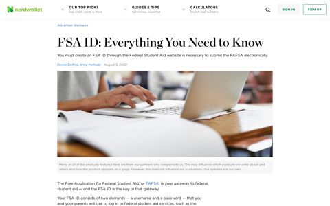 Everything You Need to Know About Your FSA ID - NerdWallet