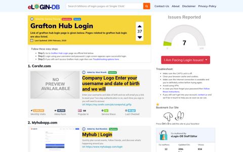 Grafton Hub Login - A database full of login pages from all ...