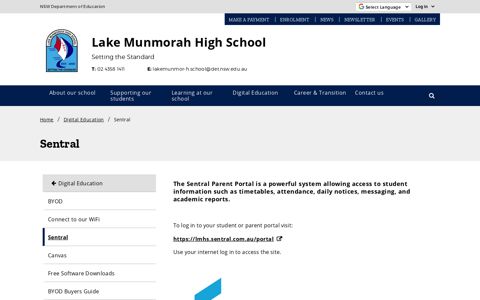 Sentral - Lake Munmorah High School