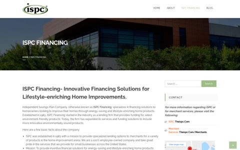 ISPC Financing