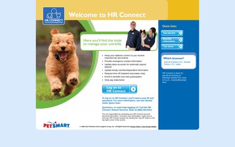 PetSmart | HR Connect: Your HR & Payroll Management Tool