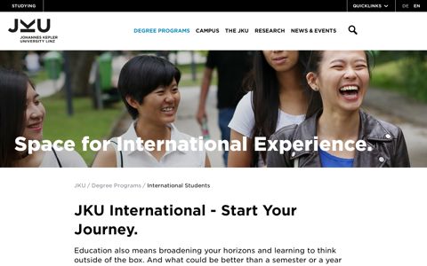 International Students | JKU Linz