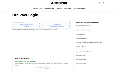 Hra Pact Login - AhmsPro.com